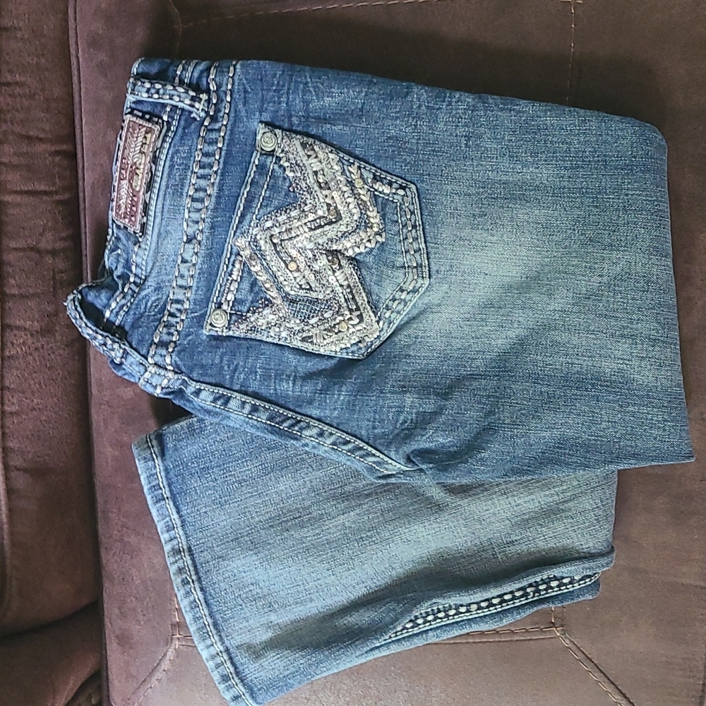 Grace in LA Embellished Jeans Size 29